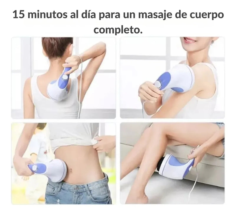 PISTOLA MASAJEADORA Y TONIFICADORA 4 EN 1 / Tu Recuperación Muscular al Siguiente Nivel
