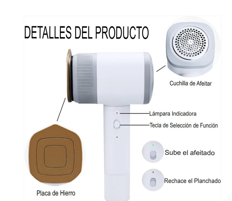 PLANCHA PORTATIL A VAPOR